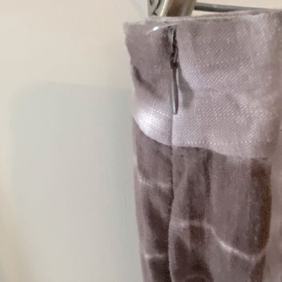 ZARA NWT Tie Dye Linen Wrap Pants Womens Large Wide Leg Lagenlook Boho Beachy - Picture 8 of 16